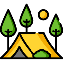 First Landing Camping Logo