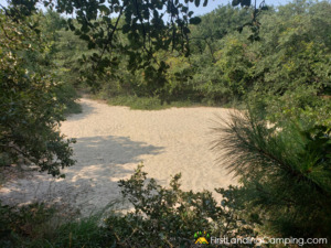 First Landing Campground Site Collier Sand Pit 2