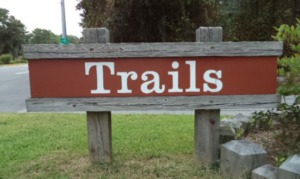 First Landing State Park Trails Sign